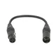 DAP 3-pin female to 5-pin male DMX adapter