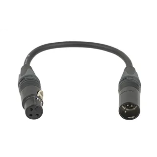 DAP 3-pin female to 5-pin male DMX adapter