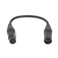 DAP 3-pin female to 5-pin male DMX adapter