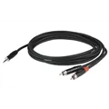 DAP FLX30 - Stereo mini jack to 2 RCA Male 6m recessed jack body