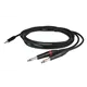 DAP FLX31 - stereo mini Jack to 2 mono Jack L/R 3m recessed jack body