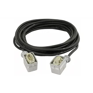 DAP Power Multicable 6 Pole male-female 10 m, 6 x 1,5 mm2