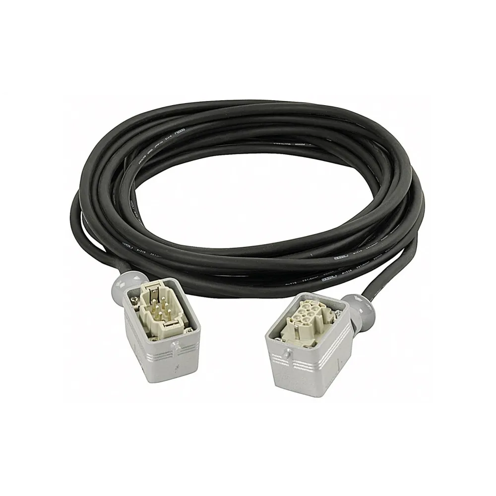 DAP Power Multicable 6 Pole male-female 10 m, 6 x 1,5 mm2