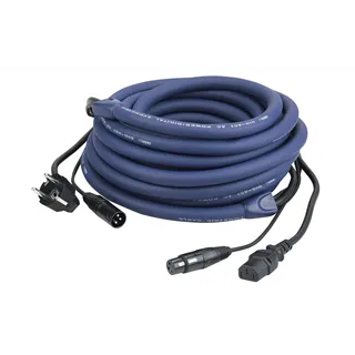 DAP FP04 - Schuko/XLR M - IEC/XLR F 15 m DMX / Power