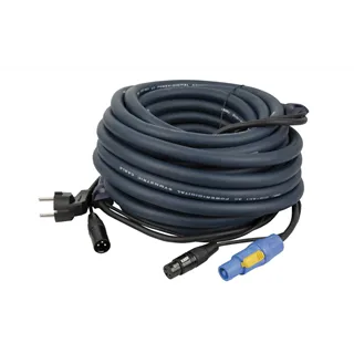 DAP FP06 - Schuko/XLR M - Powercon/XLR F 15 m DMX / Power