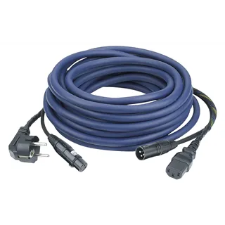 DAP FP08 - Schuko/XLR F -  IEC/XLR M 10 m Audio / Power