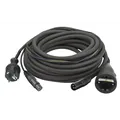DAP FP09 - Schuko/XLR F - Schuko/XLR M 10 m Audio / Power, Black jacket