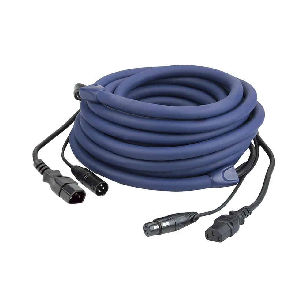 DAP FP12 - IEC/XLR M - IEC/XLR F 3 m DMX / Power