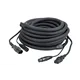 DAP FP12 - IEC/XLR M - IEC/XLR F 3 m DMX / Power, Black jacket