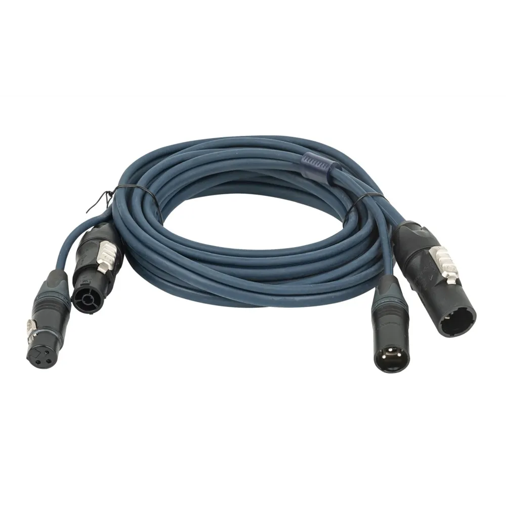 DAP FP-13 Hybrid Cable - powerCON TRUE1 & 3-pin XLR -  DMX / Power 1.5 m