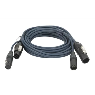 DAP FP-13 Hybrid Cable - powerCON TRUE1 & 3-pin XLR -  DMX / Power 3 m