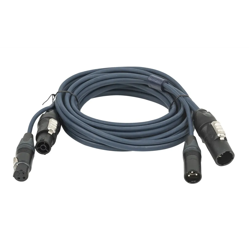 DAP FP-13 Hybrid Cable - powerCON TRUE1 & 3-pin XLR -  DMX / Power 3 m