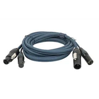 DAP FP-14 Hybrid Cable - powerCON TRUE1 & 5-pin XLR -  DMX / Power 15 m