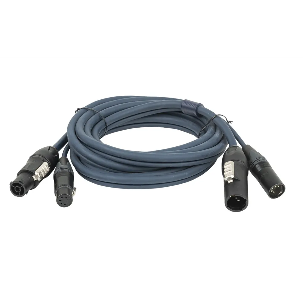 DAP FP-14 Hybrid Cable - powerCON TRUE1 & 5-pin XLR -  DMX / Power 3 m