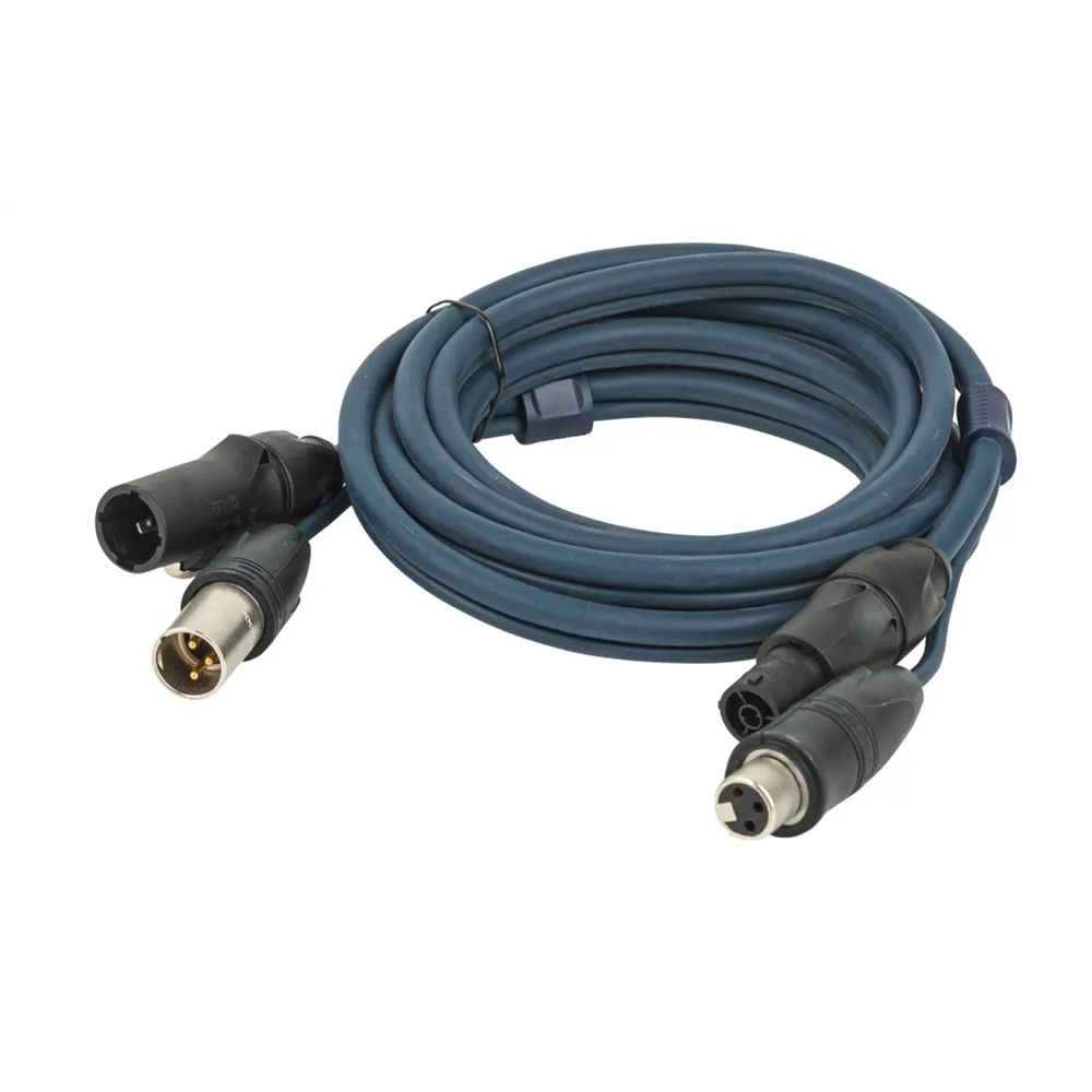 DAP FP-15 Hybrid Cable - powerCON TRUE1 & 3-pin XLR IP - DMX / Power 15 m