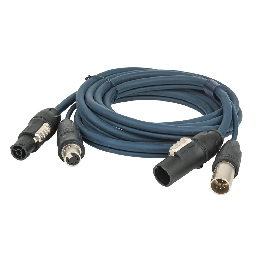 DAP FP-16 Hybrid Cable - powerCON TRUE1 & 5-pin XLR IP - DMX / Power 15 m