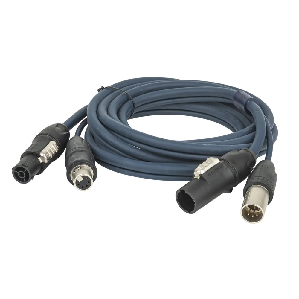 DAP FP-16 Hybrid Cable - powerCON TRUE1 & 5-pin XLR IP - DMX / Power 1.5 m