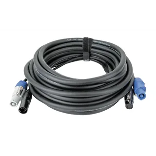 DAP FP21 Hybrid Cable - Power Pro & 5-pin XLR - DMX / Power 15m
