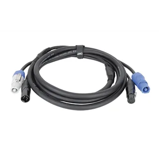 DAP FP21 Hybrid Cable - Power Pro & 5-pin XLR - DMX / Power 3m