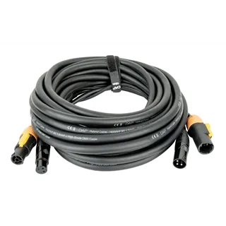 DAP FP22 Hybrid Cable - Power Pro True & 3-pin XLR - DMX / Power 15m