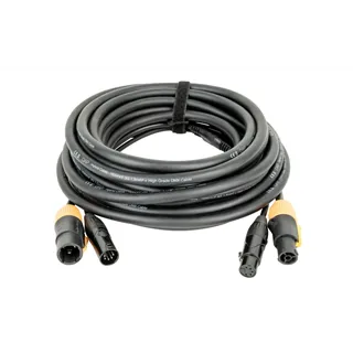 DAP FP23 Hybrid Cable - Power Pro True & 5-pin XLR - DMX / Power 10m
