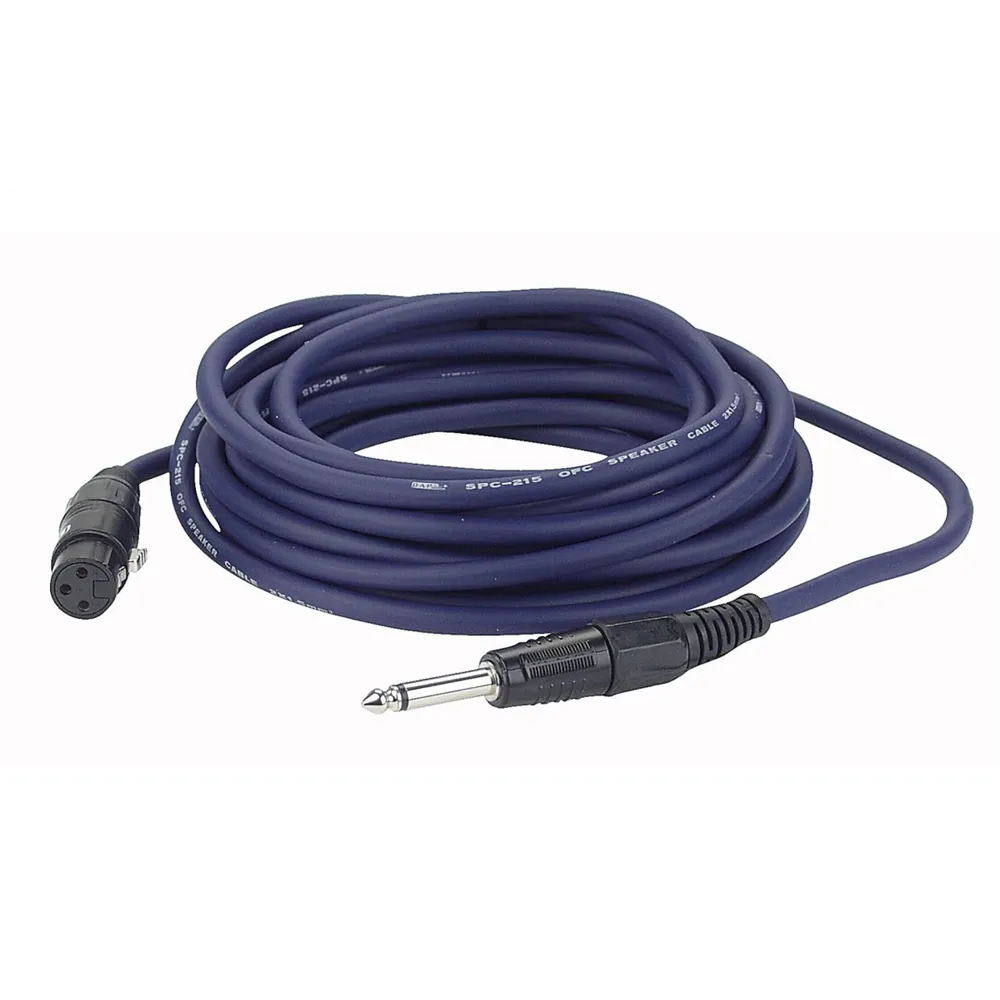 DAP FS02 -  Jack mono to XLR/F 3 p., 2 x 1,5mm2 10 m
