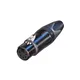 NEUTRIK XLR 5p Female connector Black housing & silver contacts