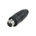 NEUTRIK XLR 5p. Connector Female IP65 Gold contacts Nickel housing