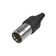 NEUTRIK XLR 5p. Connector Male TOP Gold contacts Stainless steel Housing