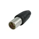 NEUTRIK XLR 5p. Connector Male IP65 Gold contacts Nickel housing