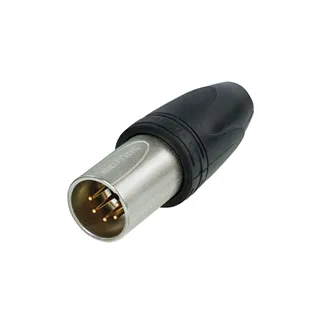 NEUTRIK XLR 5p. Connector Male IP65 Gold contacts Nickel housing