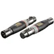 DAP Audio XGA36 - Adapter XLR male auf XLR female (Phasendreher)