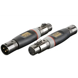 DAP Audio XGA36 - Adapter XLR male auf XLR female (Phasendreher)