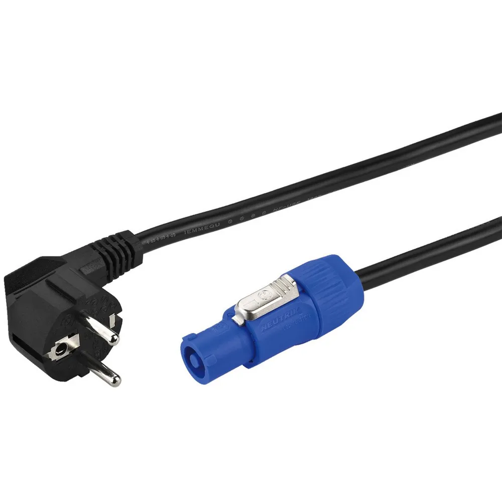 MONACOR Powercon-Schuko-Kabel