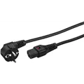 MONACOR Netzkabel, abgewinkelter Schukostecker