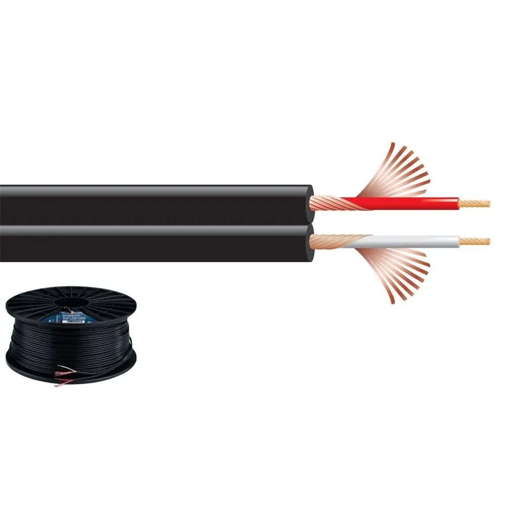 MONACOR Stereo - Audiokabel 100m 2xØ2.6 mm