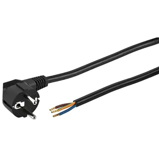 MONACOR Netzkabel Schuko auf Litzen