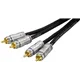 MONACOR Audiokabel Stereo, Cinch/Cinch, 1.5m