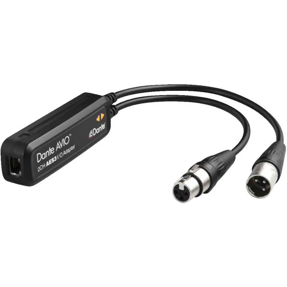 Audinate Dante Avio AES3/EBU, Input/Output Adapter
