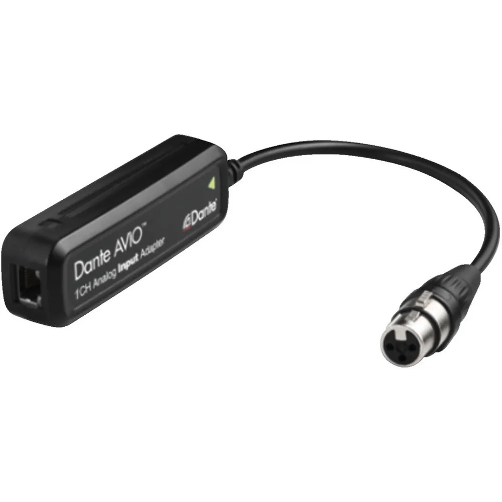 Audinate Dante Avio Analog Input Adapter, Mono