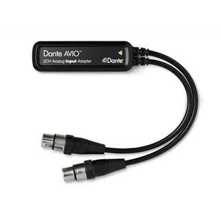 Audinate Dante Avio Analog Input Adapter, Stereo