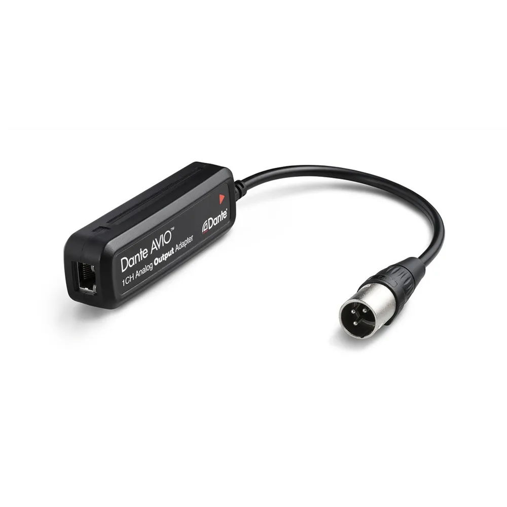 Audinate Dante Avio Analog Output Adapter, Mono