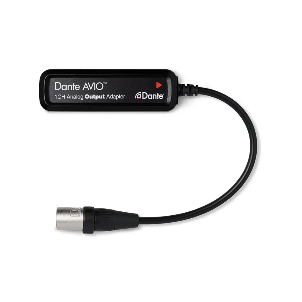 Audinate Dante Avio Analog Output Adapter, Mono