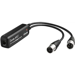 Audinate Dante Avio Analog Output Adapter, Stereo