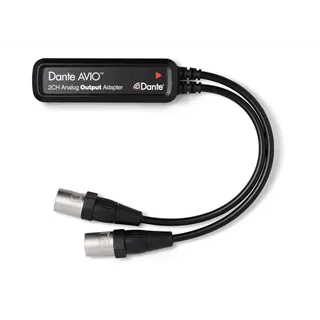 Audinate Dante Avio Analog Output Adapter, Stereo