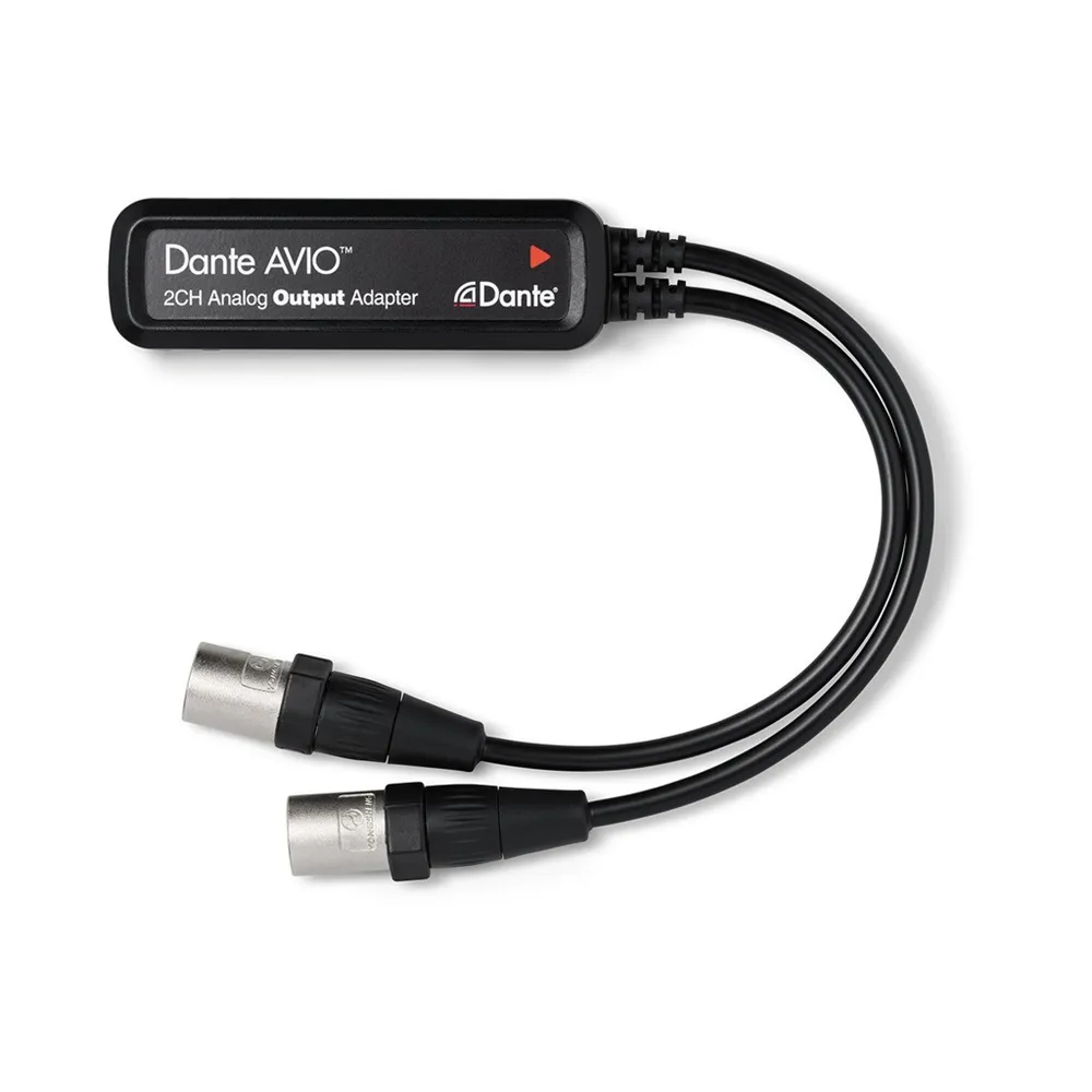 Audinate Dante Avio Analog Output Adapter, Stereo