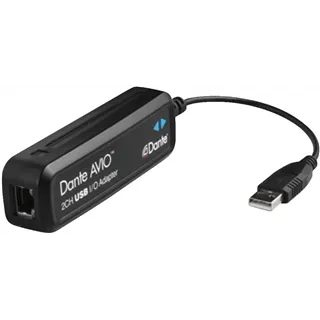 Audinate Dante Avio USB Adapter, Input/Output