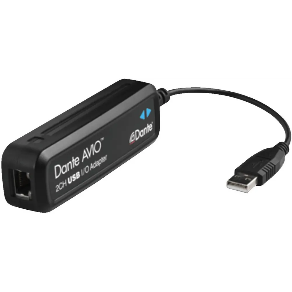 Audinate Dante Avio USB Adapter, Input/Output