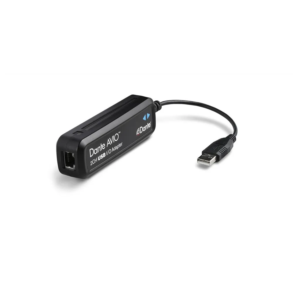 Audinate Dante Avio USB Adapter, Input/Output