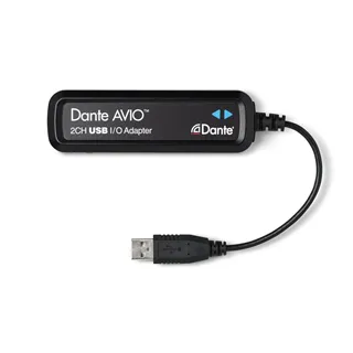 Audinate Dante Avio USB Adapter, Input/Output